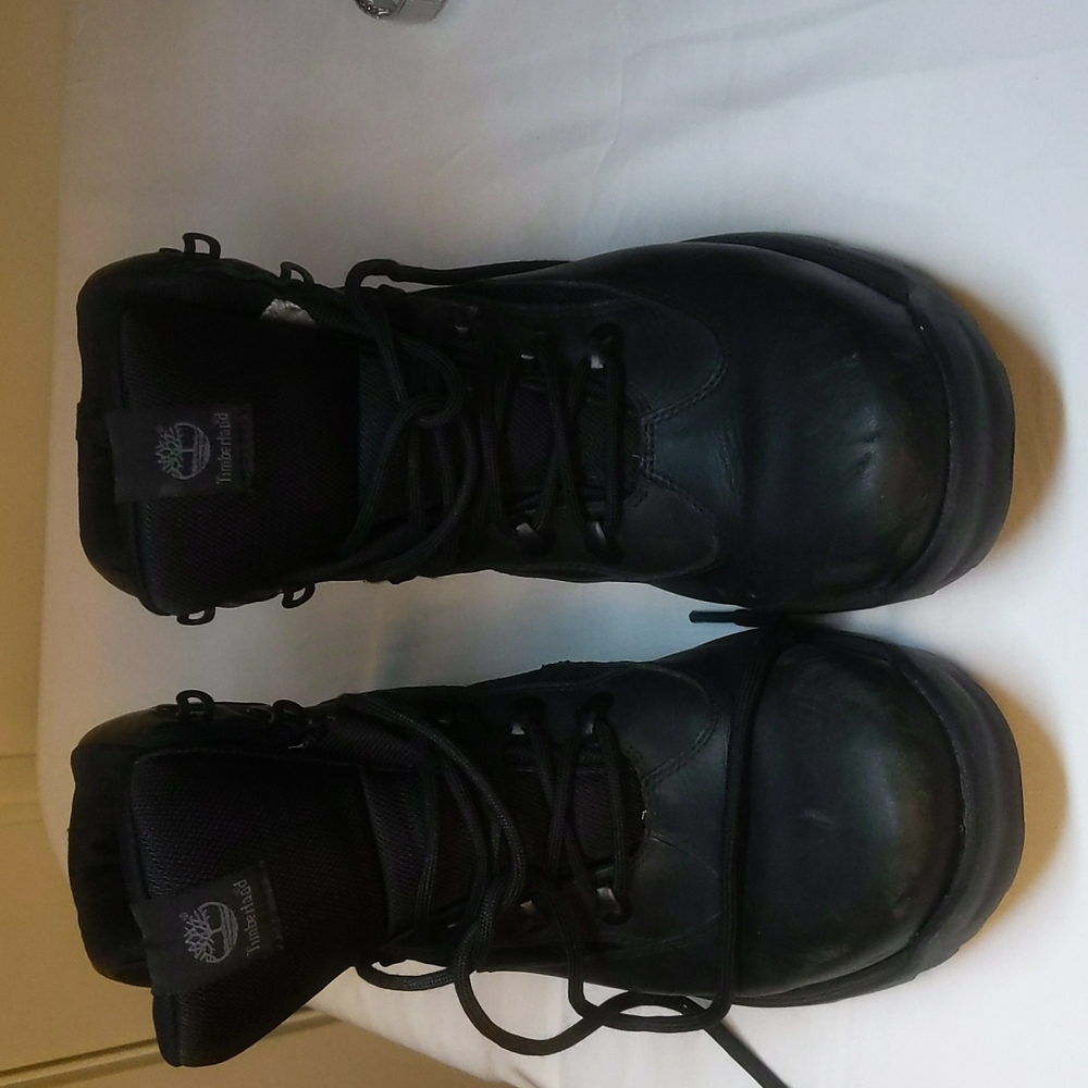 Black Timberland Gortex Boots Size 10